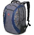 Рюкзак WENGER «ZOOM» цв. серый/синий, полиэстер 900D, 36х21х47 см